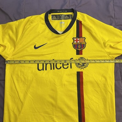 FC BARCELONA 2009-10 AWAY FOOTBALL JERSEY MESSI #10 NIKE 13399085