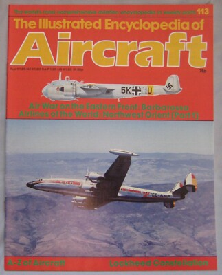 Encyclopedia of Aircraft Orbis Issue 113 Lockheed Constellation cutaway drawing