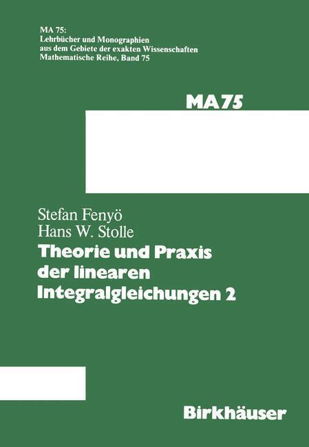 Thumbnail - Theorie Und Praxis Der Linearen Integralgleichungen 2 | Buch |