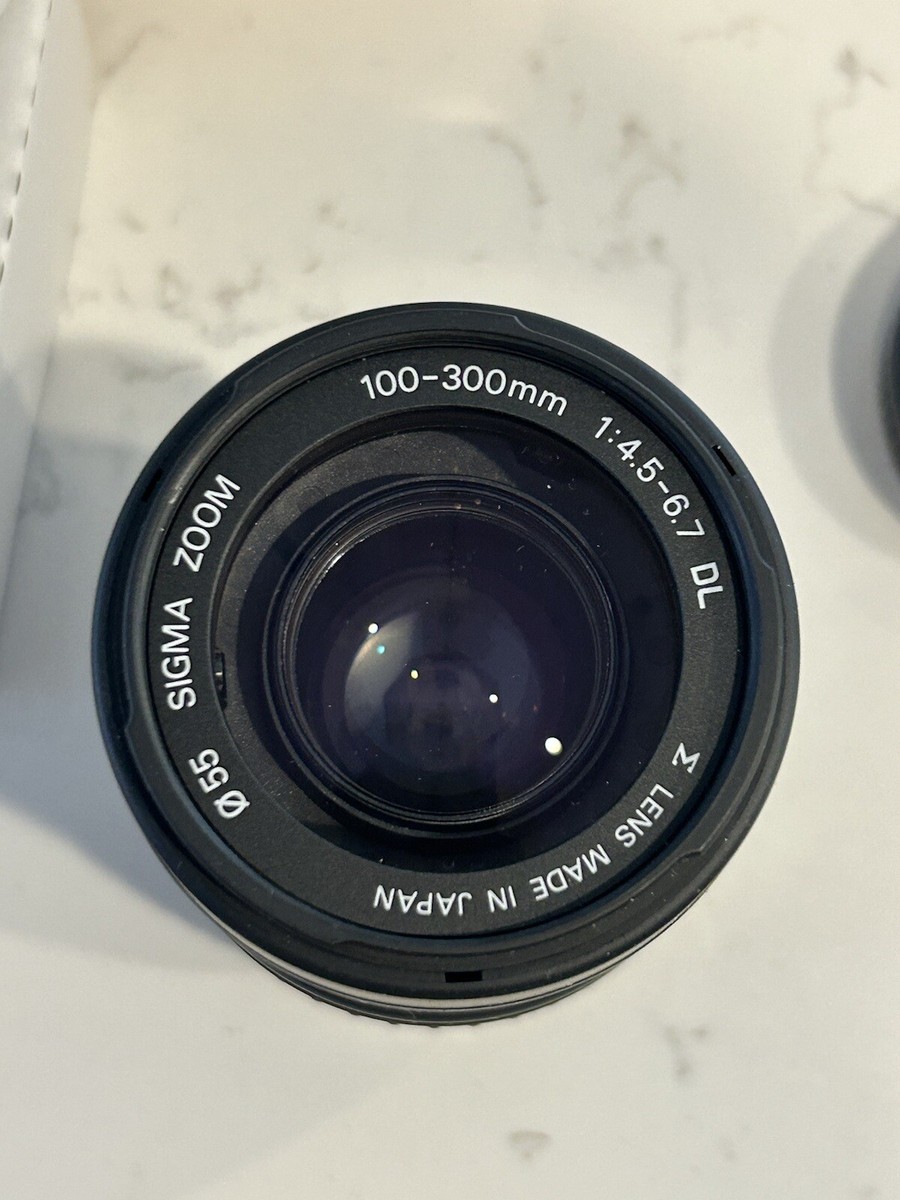 MINT] W/BOX Sigma 100-300mm f4.5-6.7 DL for Minolta AF Camera Lens