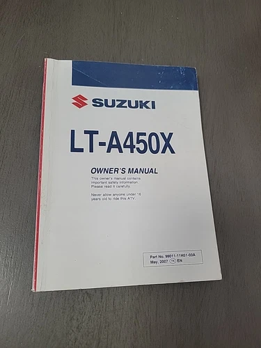 MANUAL, OWNER'S *{MODEL K8}*
