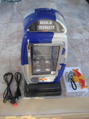 Red Bull Gas Pump Mini Fridge REFUEL Rare NEW IN BOX