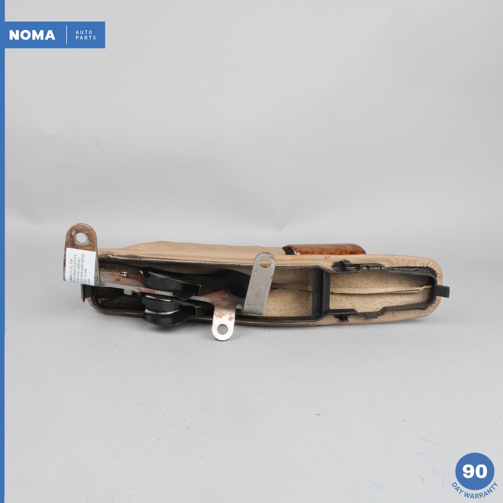 9902 BMW Z3 E36 Handbrake Hand Brake Lever Leather Boot w/ Beige