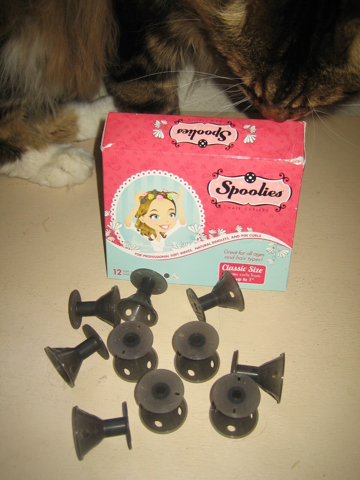 Spoolies Hair Curlers Official 24 Rollers Heat Playful Pink for sale online  | eBay