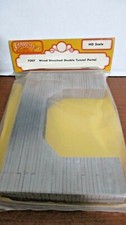 CHOOCH ENTERPRISES 7007 HO Scale WOOD SHEATHED DOUBLE TUNNEL PORTAL NEW