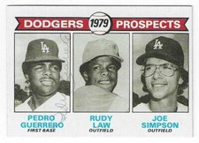 Pedro Guerrero Signed 1979 Topps Rookie Card / Autographed