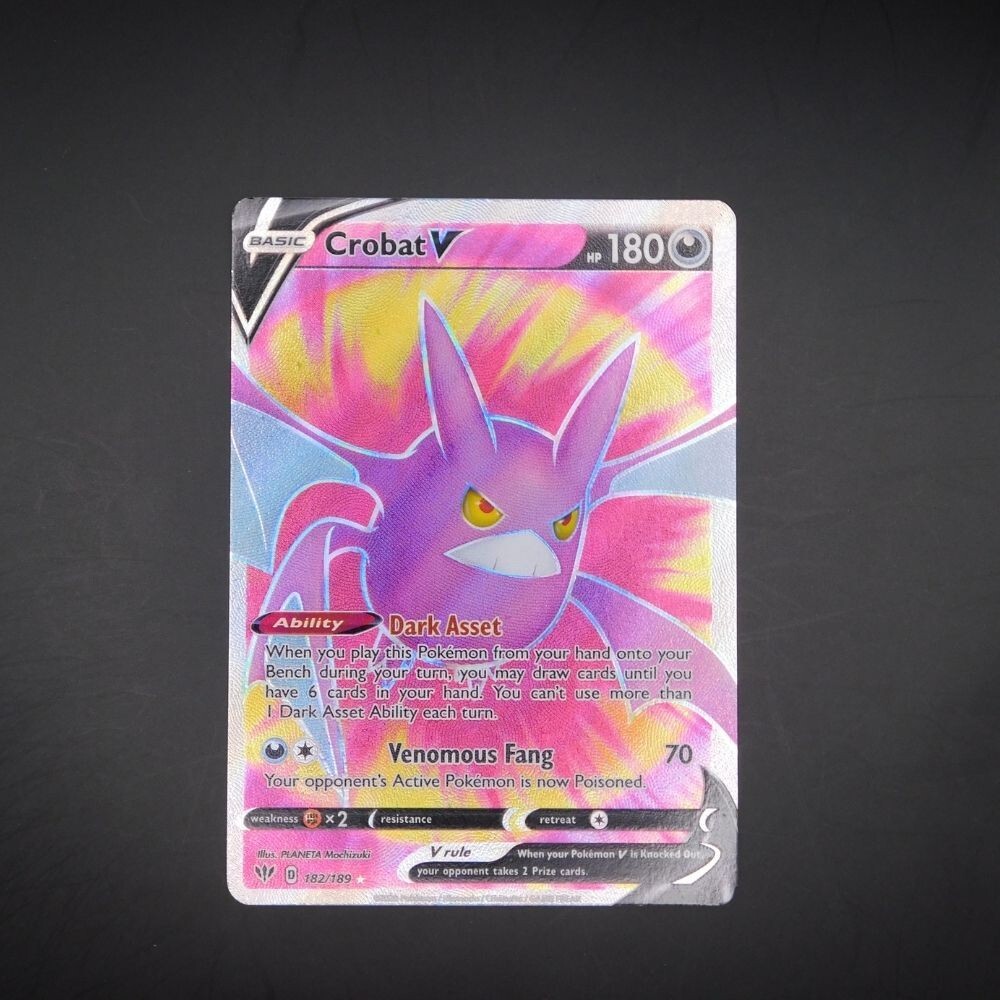 Crobat V (Full Art) 182/189 Swsh03: Darkness Ablaze Holo