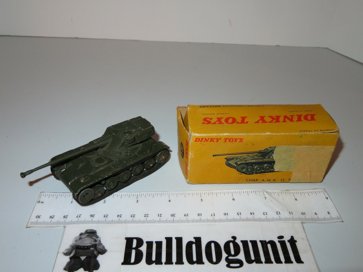 Vintage Dinky Toys No. 817 Char AMX 13 Ton Panzer Tank 80C Vintage Dinky Toys No. 817 Char AMX 13 Ton Panzer Tank 80C