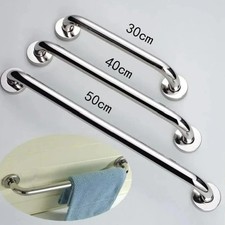 Stainless Steel Bathroom Grab Bar Shower Safety Handle Rail 30/40/50cm