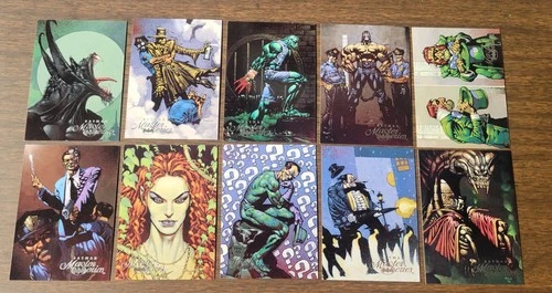 1995 SkyBox Batman Master Series  10 Villains Cards. All Near Mint