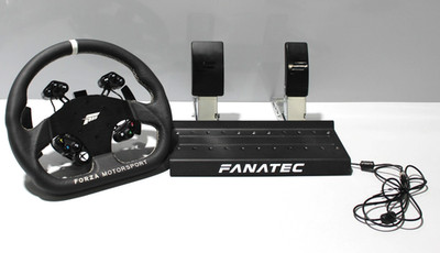 FANATEC ClubSport Steering Wheel GT V2 mit Fanatec CSL PEDALE PC/X-BOX/PS4/PS5