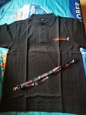 The Famous Grouse Polo -Shirt Gr&ouml;&szlig;e M  schwarz mit Schl&uuml;sselband Neu, siehe Foto