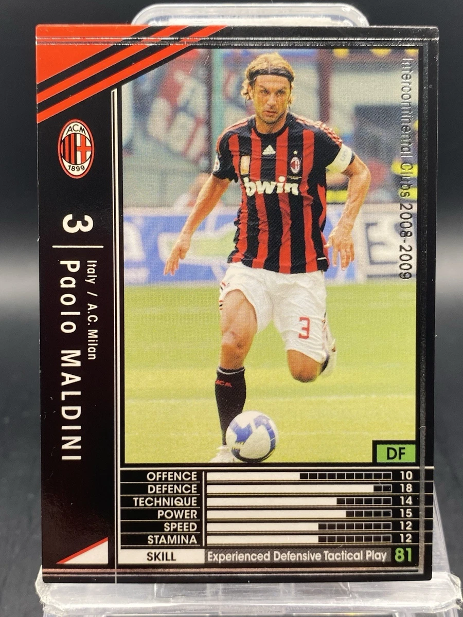 2008-09 Panini WCCF Intercontinental Clubs - Paolo Maldini #213
