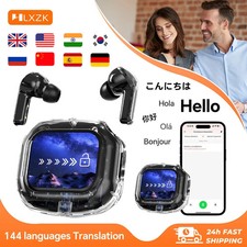 AURICOLARI per traduzione con touchscreen multifunzione. Bluetooth 144 lingue.