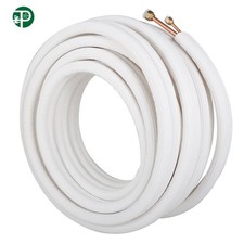 1/4" - 3/8" Dia. Pipe Install Kit 50 Feet For Mini Split Heat Pump Systems White