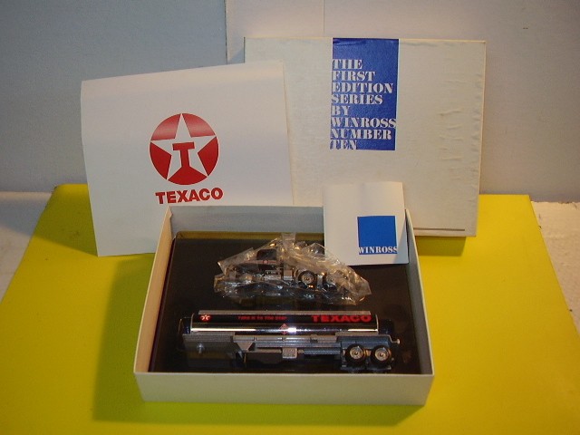 Winross First Edition Series #10 Texaco Silver Tanker Freightliner 1:64  used