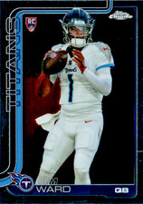2025 Topps Chrome Football Cam Ward Base Rookie RC #314 Tennessee Titans