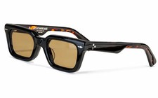 Jacques Marie Mage CASABLANCA Black Tortoiseshell/Brown 49-23-146mm Case New