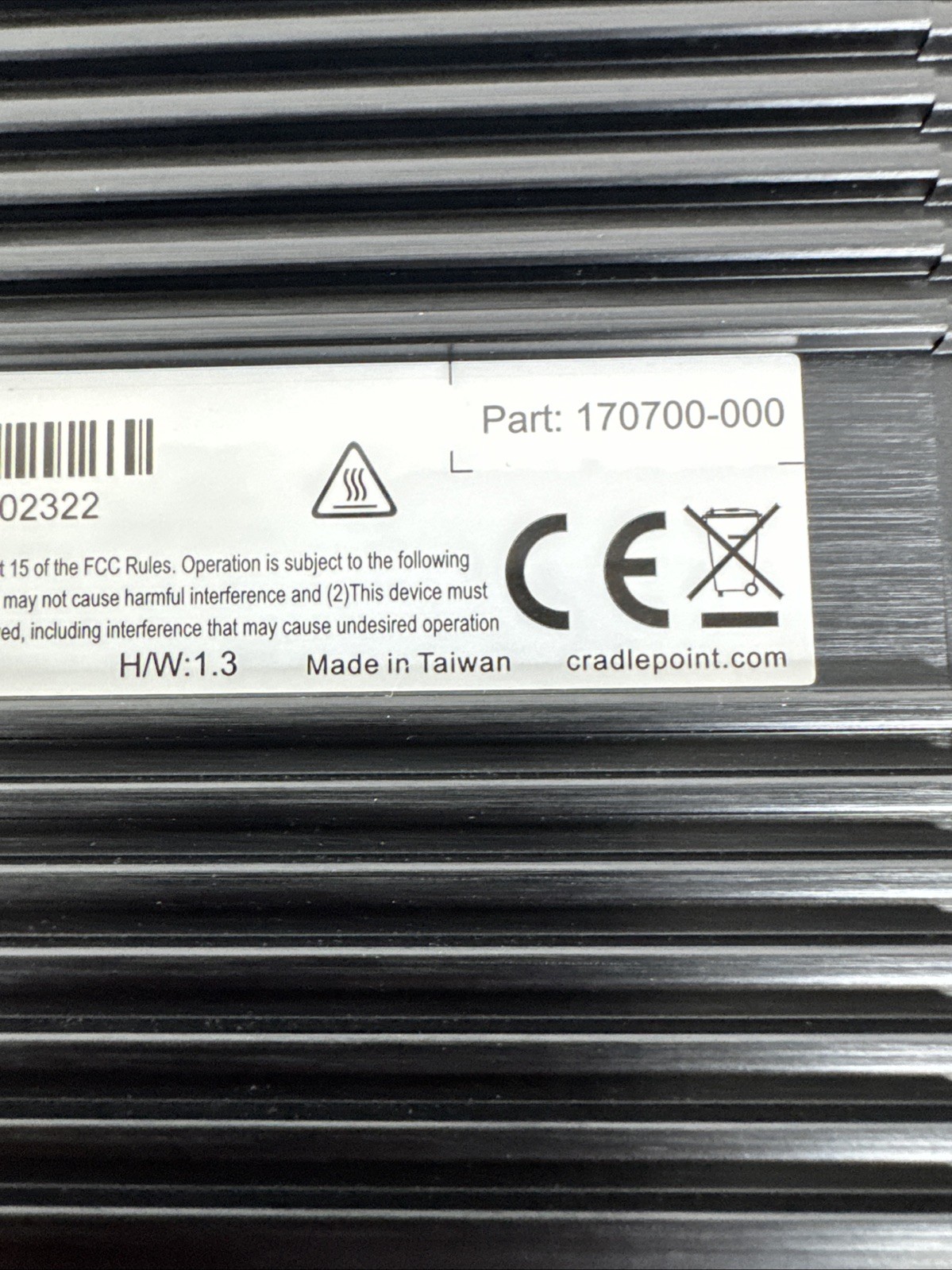 Base de extensibilidad Cradlepoint COR # 170700-000, para IBR600B/650B, IBR900/950, imagen 9