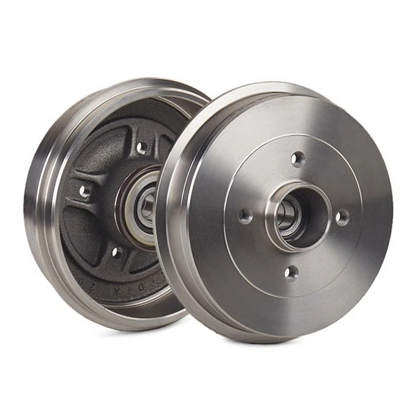 2x DELPHI BFR538 Bremstrommeln Ø203mm Hinten für RENAULT TWINGO II (CN0) - Bild 3 von 4