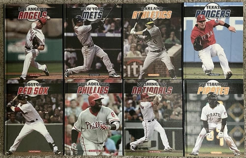 Set of 8 hardcover Inside MLB books 