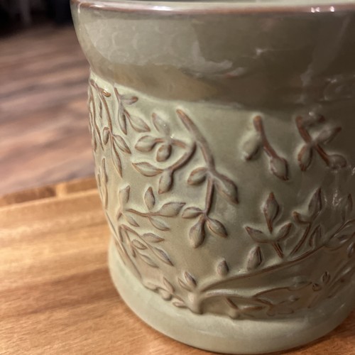 Yankee Candle Elektrischer Wachswärmer Antik Grün 5x5" Ranken Ölwärmer - Bild 7 von 8