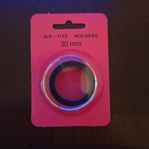Genuine Air Tite Black Ring Type Coin Holders