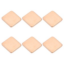 6 Pcs Heatsink Copper Pad Shim IC Chipset GPU Thermal Heatsink 15x15x1.8mm