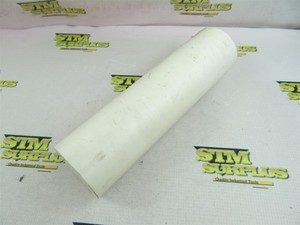 3LB PIECE OF WHITE RADEL R-5500 MACHINABLE PLASTIC ROUND STOCK 2-3/4" X 10"