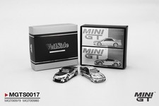 Mini GT 1/64 Veilside Nissan Chrome GT-R R32 & 400Z 2 Car Set Unopened US Seller