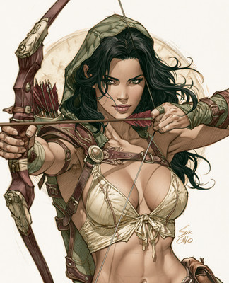 8x10 Character Illustration Art Print - 246003897