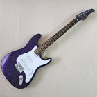 ST Electric Guitar Mahogany Body Rosewood FB Metallic Purple Pearl Pickguard — photo 2