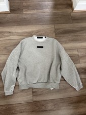 Fear Of God Essentials Crewneck Size Small Sweatshirt Heather Grey
