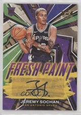 2022-23 Panini Court Kings Fresh Paint 44/199 Jeremy Sochan #FP-JSS Auto 0d0q