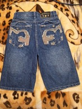 Makaveli Branded Boys Size 14 Denim Shorts