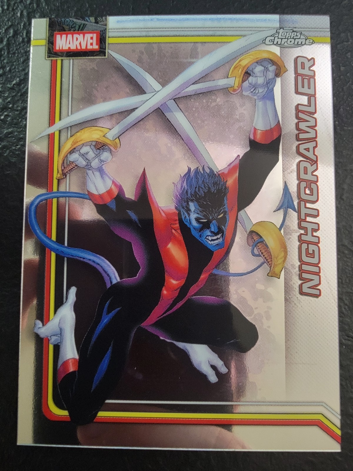 2026 Topps Chrome Marvel Nightcrawler #087 Base Card