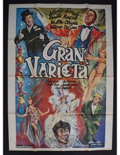 Poster Gran Variet&agrave; Alberto Sordi Vittorio De Sica Renato Rascel A04