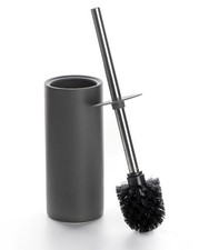 Matt Gray Ceramic Toilet Brush and Holder Set Set/1 Matt Gray