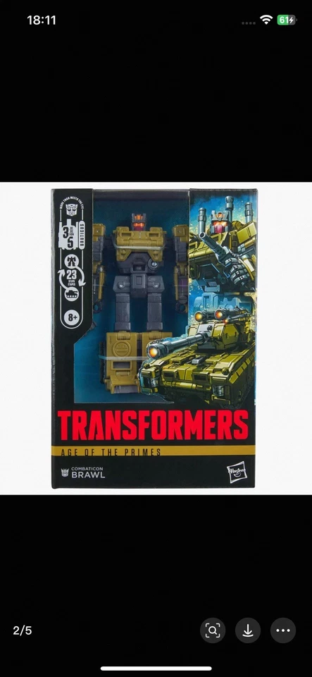 Transformers Age of the Primes Voyager Class Combaticon Brawl Hasbro New - Image 3 of 4