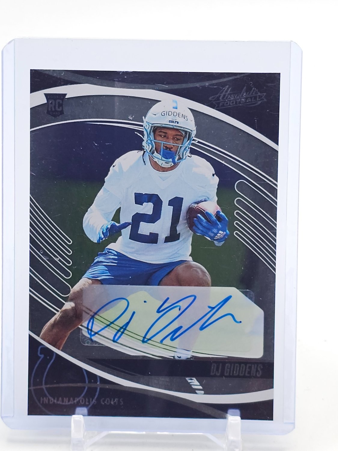 DJ Giddens #118 2025 Panini Absolute Football Signature Rookies