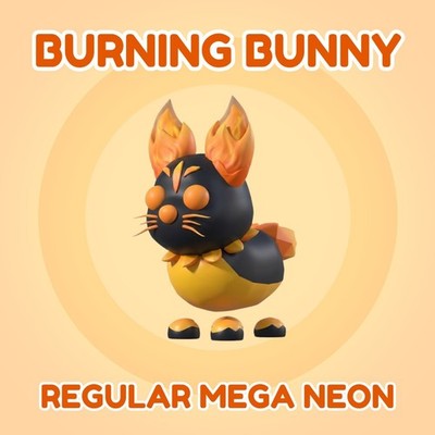 Adopt Exotic Ultra Rare Burning Bunny | Mega | Neon | Regular - Fast Delivery