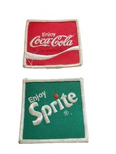 Vintage Sprite And Coca Cola Patches