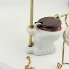 Vintage Miniature Dollhouse Bathroom Set Porcelain Tub Sink Toilet Washstand — photo 4