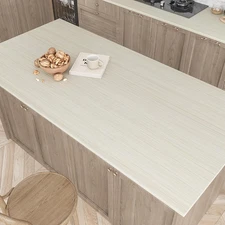 Cream White Wood Contact Paper Wood Wallpaper Peel and Stick Wood Grain Conta...