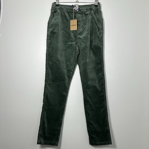 Boden Mini Boys Dark Green Corduroy Pants Size 13-14 NWT