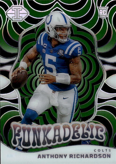 2023 Panini Illusions Anthony Richardson #11 Funkadelic Emerald Indianapolis 30D