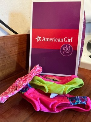 American Girl Store 2 Bathing Suit Bottoms for Doll and headband
