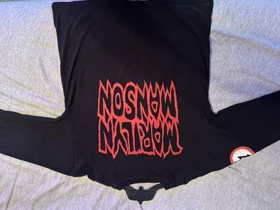 め*ー様 Marilyn Manson Satanic Army 極美品 Autographed Marilyn Manson Satanic Army Long Sleeve Salvation Army