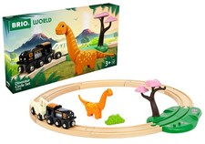 BRIO World Dinosaur Circle Toy Train Set for Kids Age 3 Years Up - Railway Acess