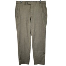 Lauren Ralph Lauren Mens Dress Pants 34x32 Gray Green Stretch Casual